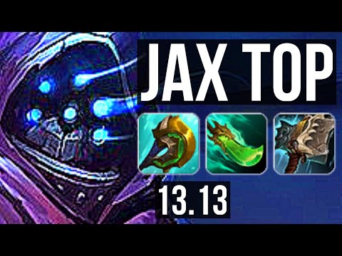 JAX vs GRAGAS (TOP) | 3.3M mastery, 7 solo kills, 1000+ games, 13/2/1 | KR Grandmaster | 13.13