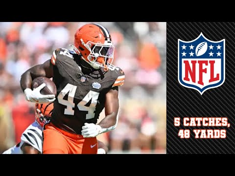 Browns Rookie TE Harold Fannin Jr. ALL CATCHES vs. Ravens | 2025 Week 2 FULL Highlights