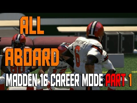 Madden NFL 16 Career Mode Running Back/QB Ep. 1 | ALL ABOARD | Madden 16 Career Let's Play