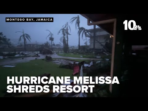 Hurricane Melissa shreds Montego Bay resort in Jamaica