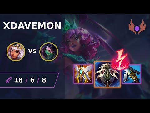 [ xDavemon ] Qiyana MID vs Akali | NA MASTER | LOL Season 2024
