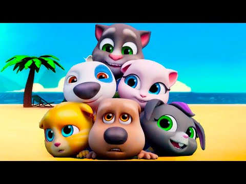 Talking Tom ⭐ Colónia de férias com Talking Tom ⭐ Desenhos Animados Engraçados Para Crianças