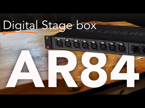 Allen & Heath AR-84 8-Channel AudioRack Expansion Interface 2013 - Present - Black image 5