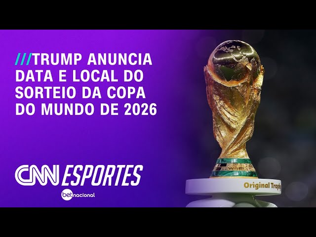 Copa do Mundo 2026: Sorteio da fase de grupos será no dia 5 de dezembro | CNN PRIME TIME
