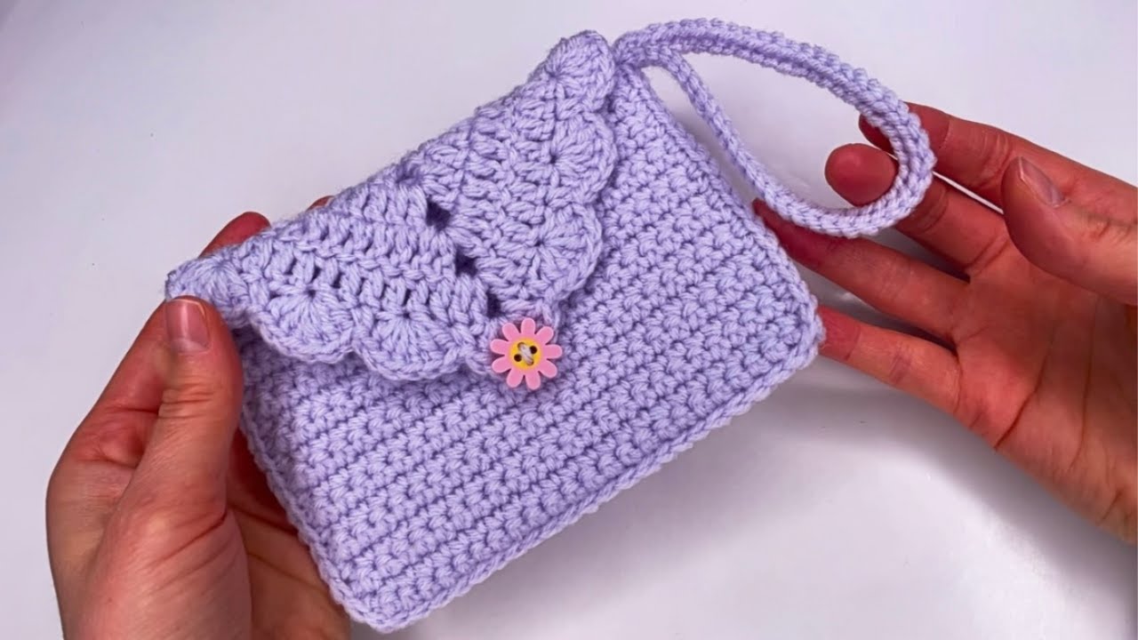 Cute & Easy Crochet Wallet - step by step instructions
