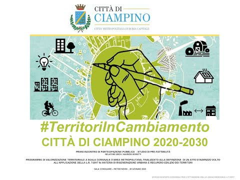 #TERRITORI IN CAMBIAMENTO - Città di Ciampino - L'area metropolitana dell'hinterland di Roma