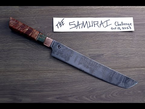 Making a Katana Kitchen Knife | The Samurai Challenge (Viewer Submission)