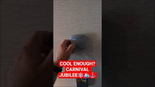 Carnival Jubilee Cabin: Cold Enough? + Did we get a fan? 🚢❄️