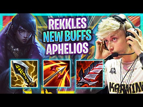 REKKLES TRIES APHELIOS WITH NEW BUFFS! | FNC Rekkles Plays Aphelios ADC vs Samira!  Season 2023