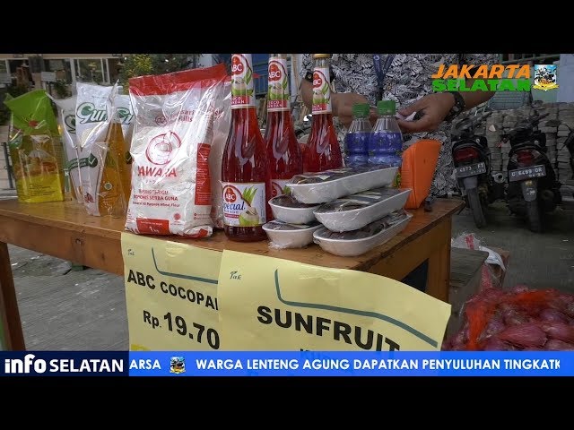 Bazar Pangan Murah di Pasar Santa