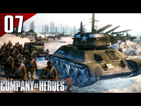 Company of Heroes 2: 100% (General) Walkthrough Part 7 - Land Bridge to Leningrad (No Commentary)