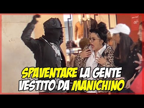 SPAVENTARE la gente vestito da MANICHINO - Halloween Horror Prank