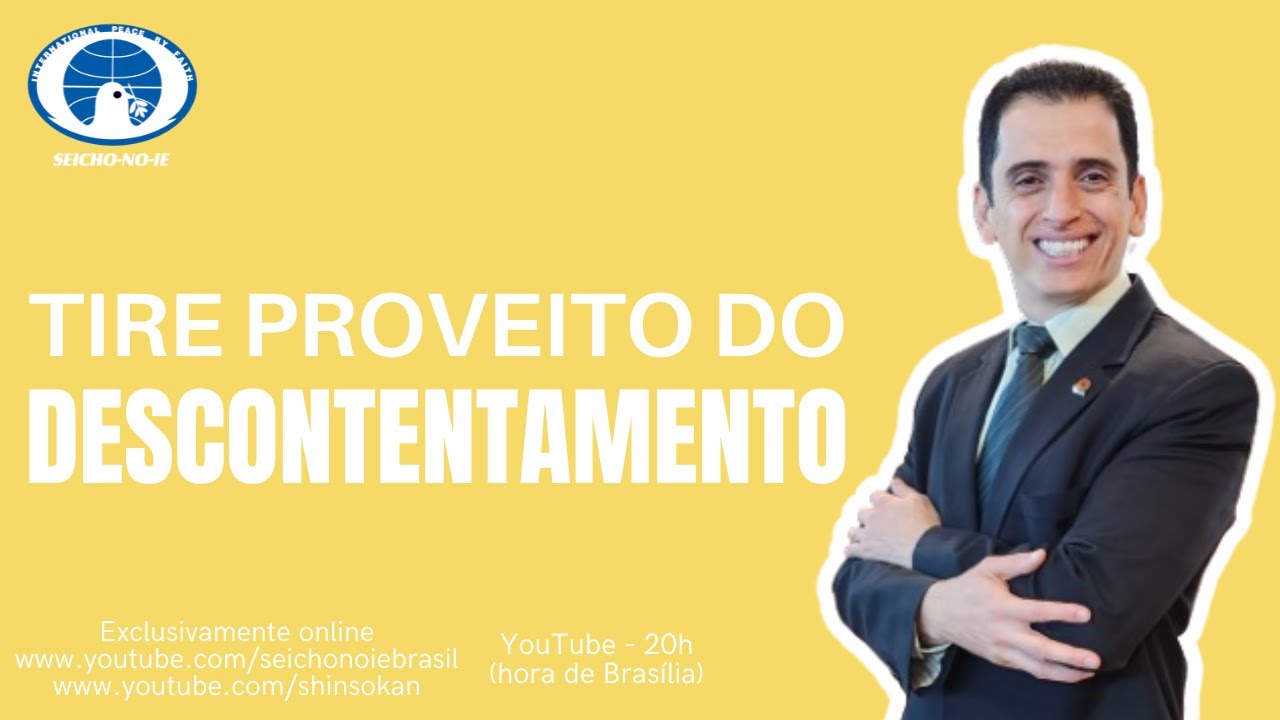 Tire proveito do descontentamento (26/08/2024) - shinsokan