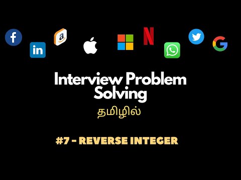 Leetcode Problem Solving 7 Reverse Integer Tamil