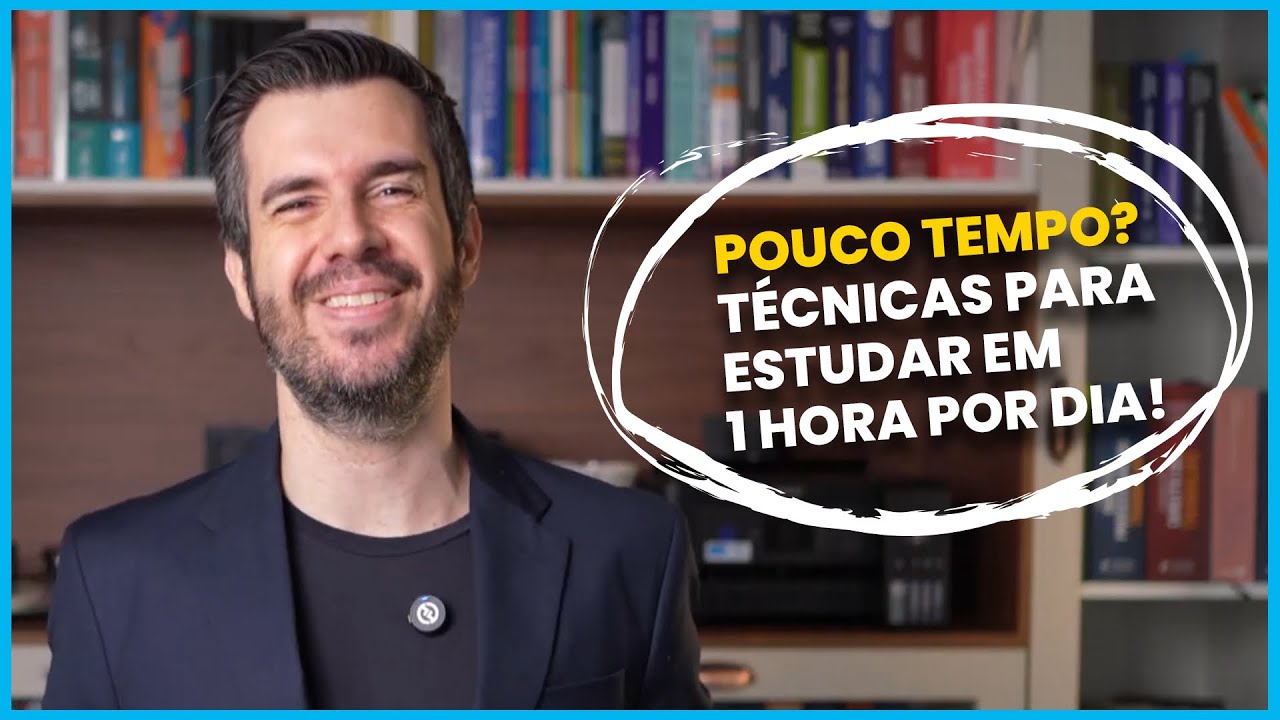 Como PASSAR em Concursos Públicos Estudando 1 Hora Por Dia!