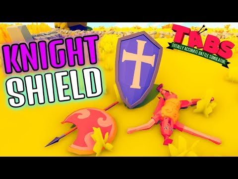 Just a shield!? Knight Shield🛡+??? vs Every Unit+Mod Units - TABS Original Mods Renaissance Update
