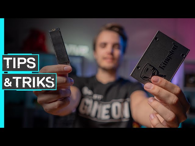 YouTube Video - Vi sammenligner og installerer M2 SSD og 2,5" SSD