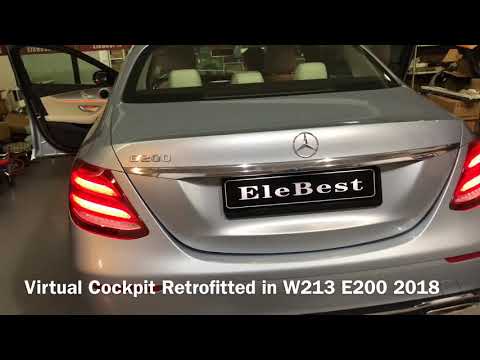 Virtual Cockpit Retrofitted in Mercedes-Benz W213 E200 2018