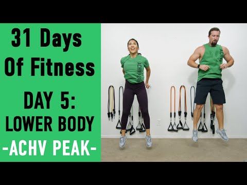 31DoF Day 5 - Lower Body workout - Low Impact Options