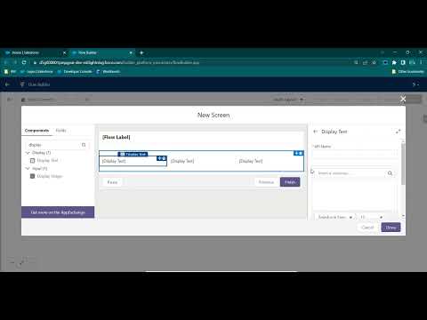 Display section with multiple columns in Screen Flow #inSalesforce