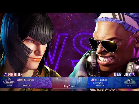 SF6 Combofiend (Marisa) vs KizzieKay (Dee Jay) Street Fighter 6