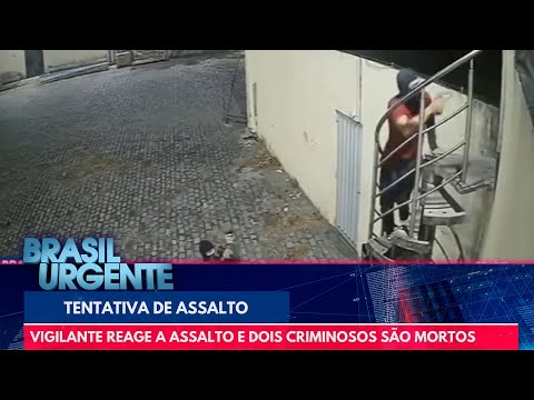 Vigilante reage a assalto e dois criminosos são mortos | Brasil Urgente