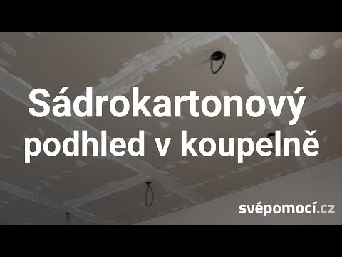 #130 Montáž sádrokartonového podhledu