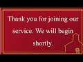 Sunday Morning Service 8/14/22