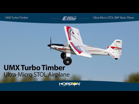 E-flite® UMX™ Turbo Timber® BNF® Basic Ultra Micro STOL Airplane
