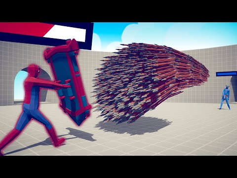 SPIDER MAN MIRROR SHIELD vs EVERY GOD - TABS | Totally Accurate Battle Simulator 2023