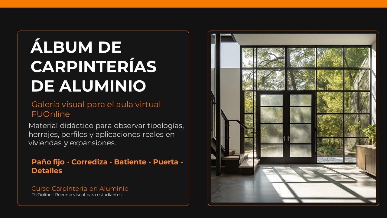 Álbum de Imagenes Carrpintería en Aluminio