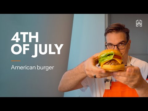 Classic Hamburger recipe celebrating 4th of July 🇺🇸