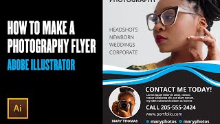 How to Make a Photography Flyer - Adobe Illustrator