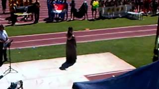 Kristen Plati - National Anthem 2011 WA Little Athletics State Championships