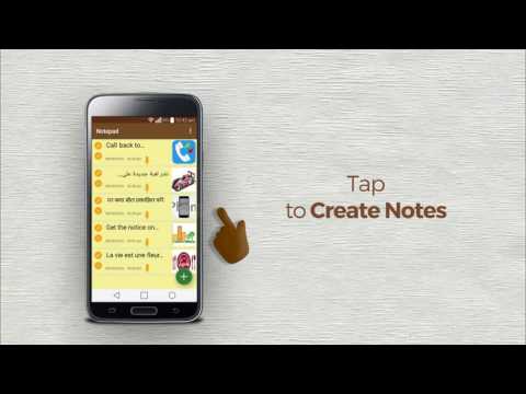 Notepad Memo Multi-Language Video