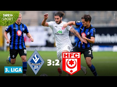 3. Liga: 4 Tore in 13 Minuten - Waldhof Mannheim besiegt Halle | SWR Sport