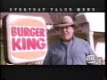 1993 Burger King BK TV The New Value Menu TV Commercial