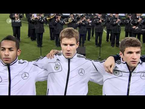 Germany vs Netherlands national anthems with David Garrett 20111115