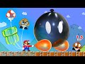 Super Mario Bros But What If Everything Mario Touches Turns Into Balloon ADN MARIO GAME