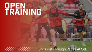 Lads Put Through Paces At SoL | Open Training