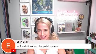 Chat Sesh with Emily Olsen Art: Creative-tea, THE Book & Art Biz Advice!