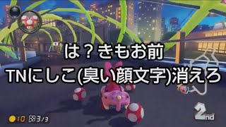 【MK8DX暴言実況 part48】精神異常者のマリオカート8DX