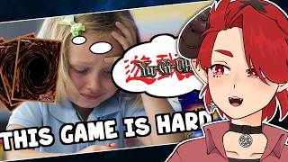 THIS GAME IS HARD! I played Yu-Gi-Oh for a month (REACTION)