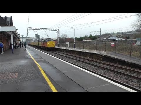 60047/56078 6S36 & 37116/37057 3Z10 at Lockerbie: 23rd December 2017