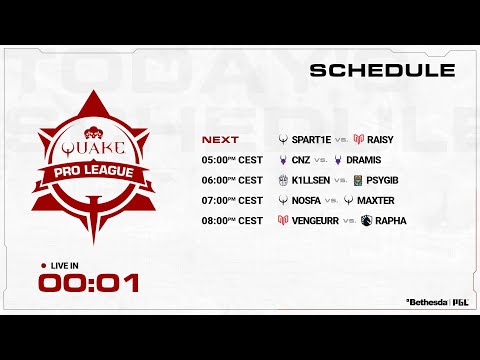 Quake Pro League Season 3 Week 12 with timestamps