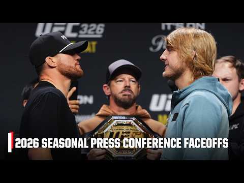 Faceoffs from the UFC 2026 Seasonal Press Conference | ESPN MMA