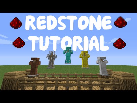 Minecraft 1.12: Redstone Tutorial - Awesome Armour Display!
