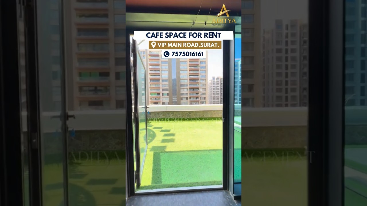 Cafe Space with Deck for Rent on VIP Road Vesu Surat in Vesu, Surat — photo 1 of 2