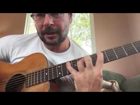 Lesson/How To Play Solo Acoustic Easy Wind by Grateful...