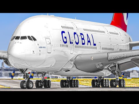 ✈️ 1 HOUR of CLOSE UP Takeoffs & Landings 🇬🇧 Manchester Airport Plane Spotting [MAN/EGCC]